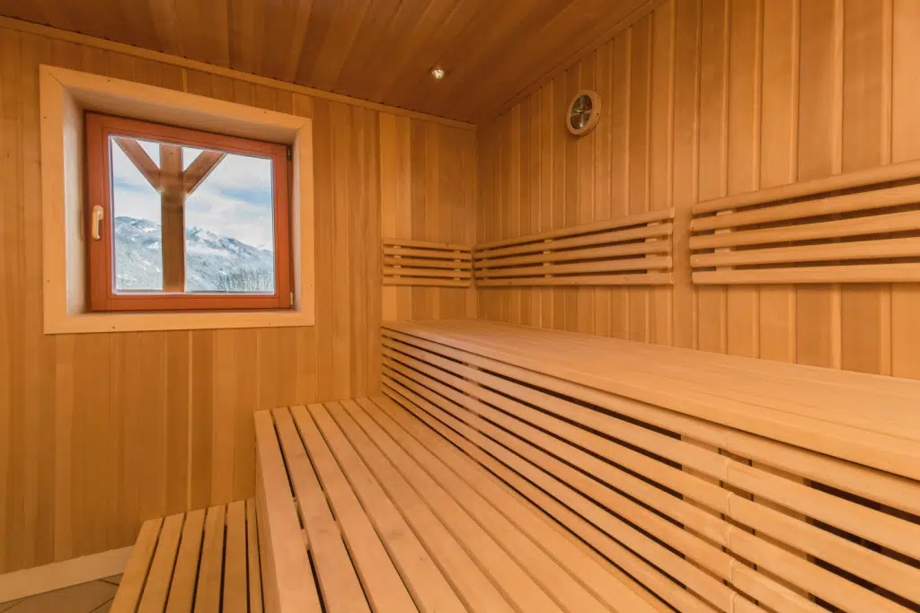 Sie sehen die Sauna im JUFA Hotel Gitschtal***.