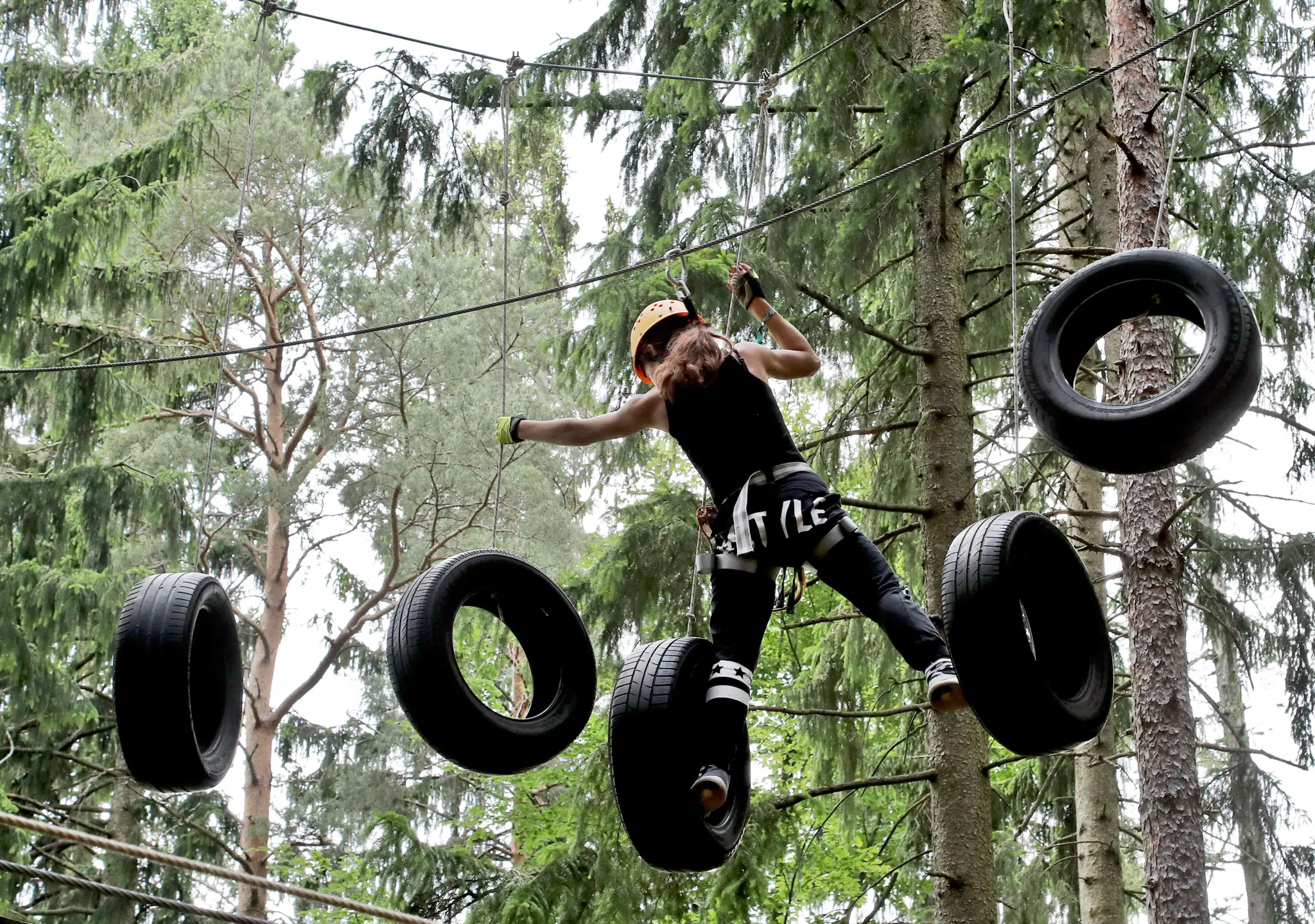 Ihr seht den Kletterpark Schöckl in St. Radegund bei Graz.