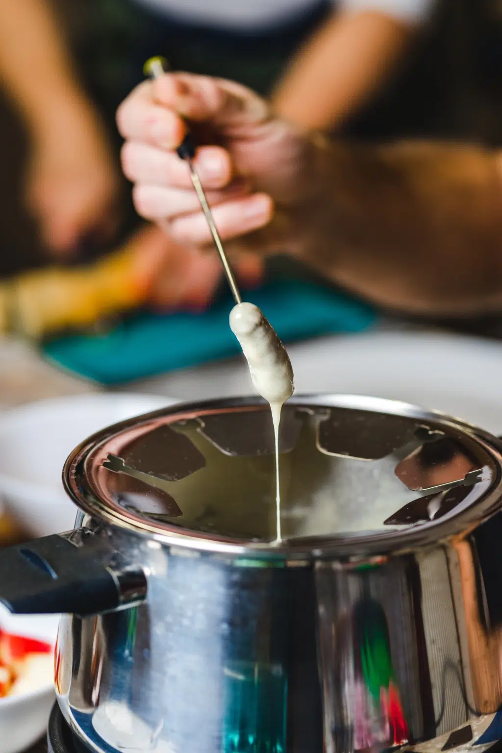 Sie sehen ein Käse-Fondue