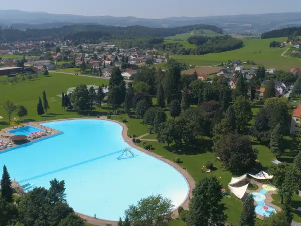 Panorama vom Schlossbad Bärnbach