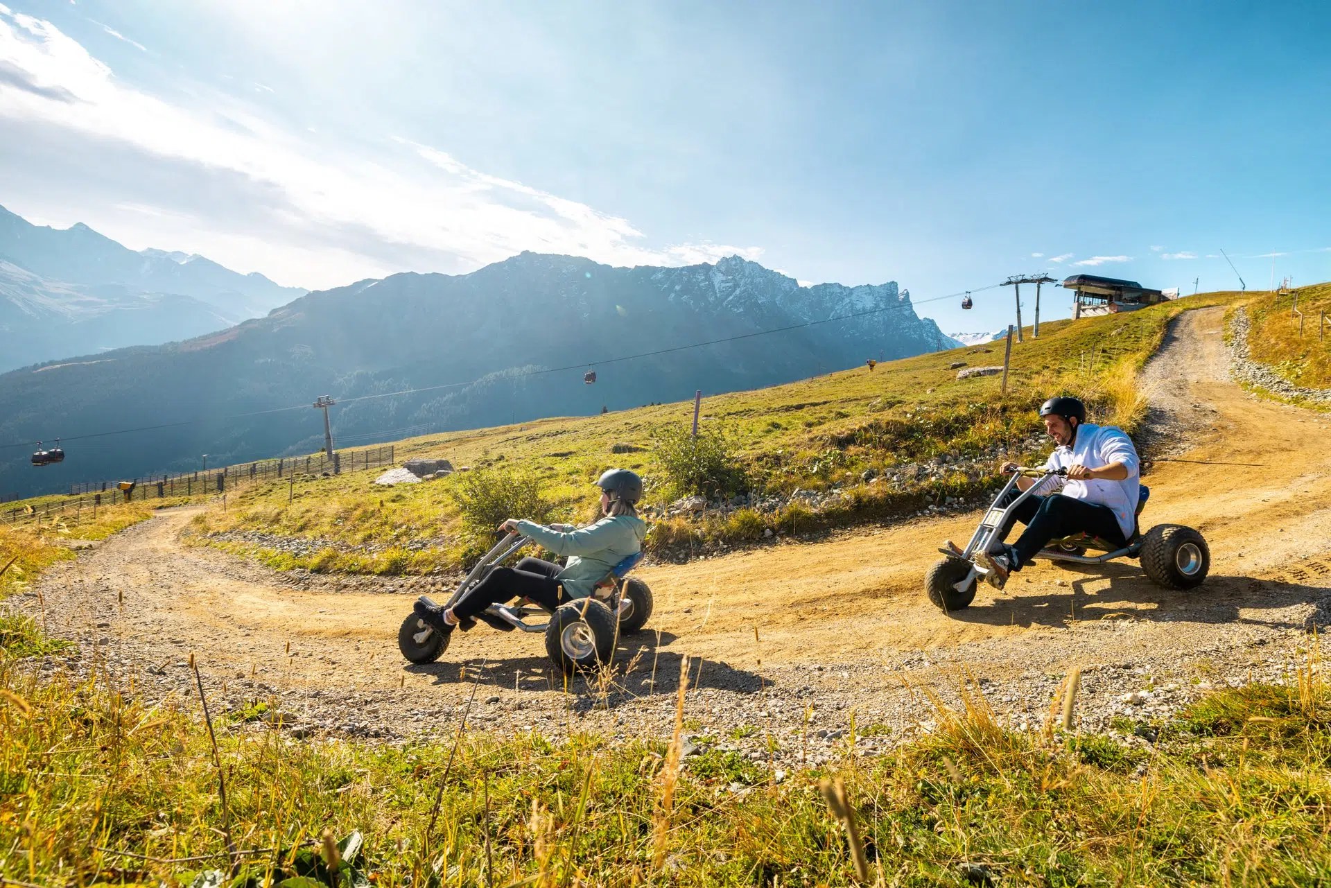 Mountaincarts in Savognin