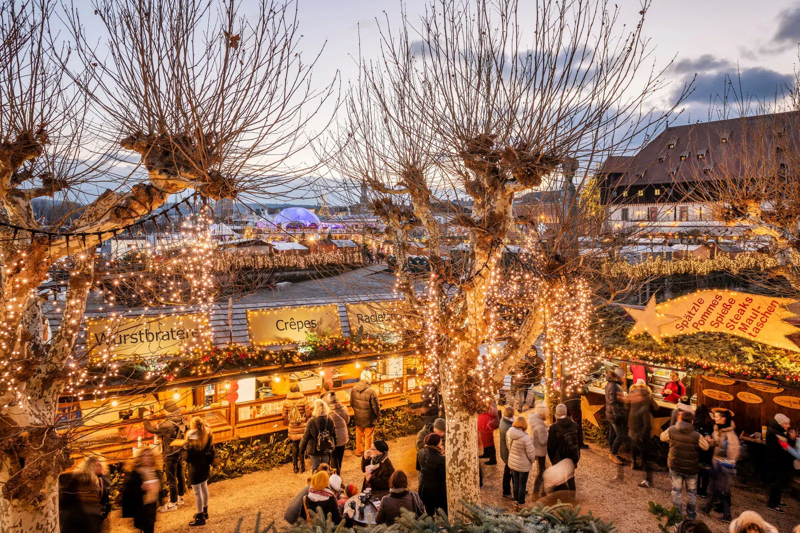 Ihr seht den Konstanzer Weihnachtsmarkt