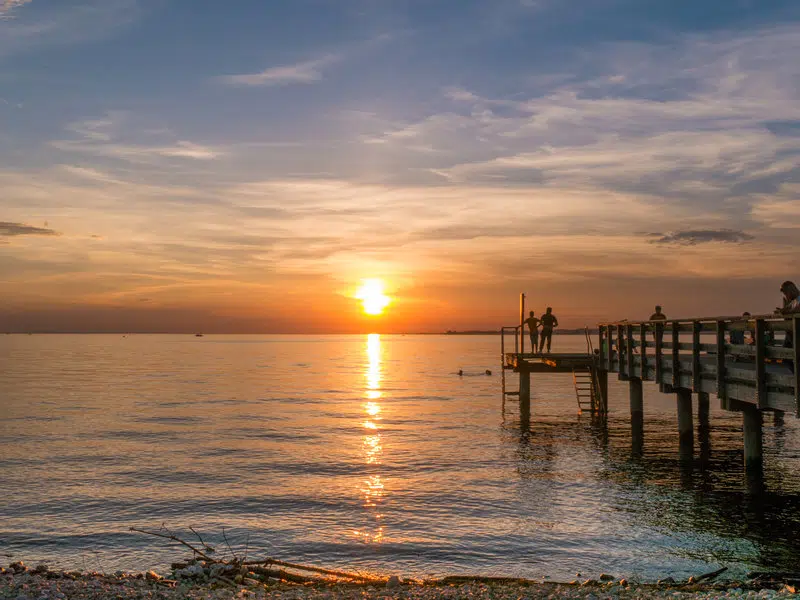 Sonnenuntergang am Bodensee