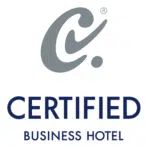 Ihr seht das Logo für die Auszeichnung als Certified Business Hotel.