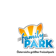 Sie sehen das Logo von Österreichs größtem Freizeitpark, dem Familypark in St. Margarethen im Burgenland.